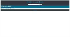 Desktop Screenshot of hollywoodlife.info